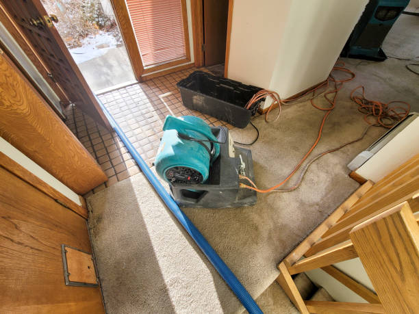 Water damage restoration process in OH